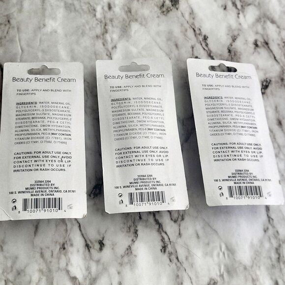 Nucolor Dark B.B Beauty Benefit Cream 1.0 OZ each 3 Pack - Picture 4 of 13